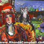Sour Puss _ Giclee Print on canvas